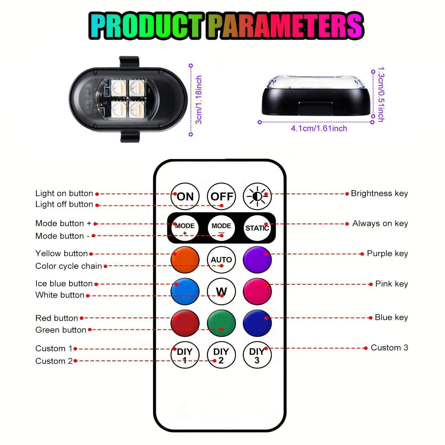 Upgraded 4LEDs Wireless LED St - Drone Beacon Light recensie en prijs