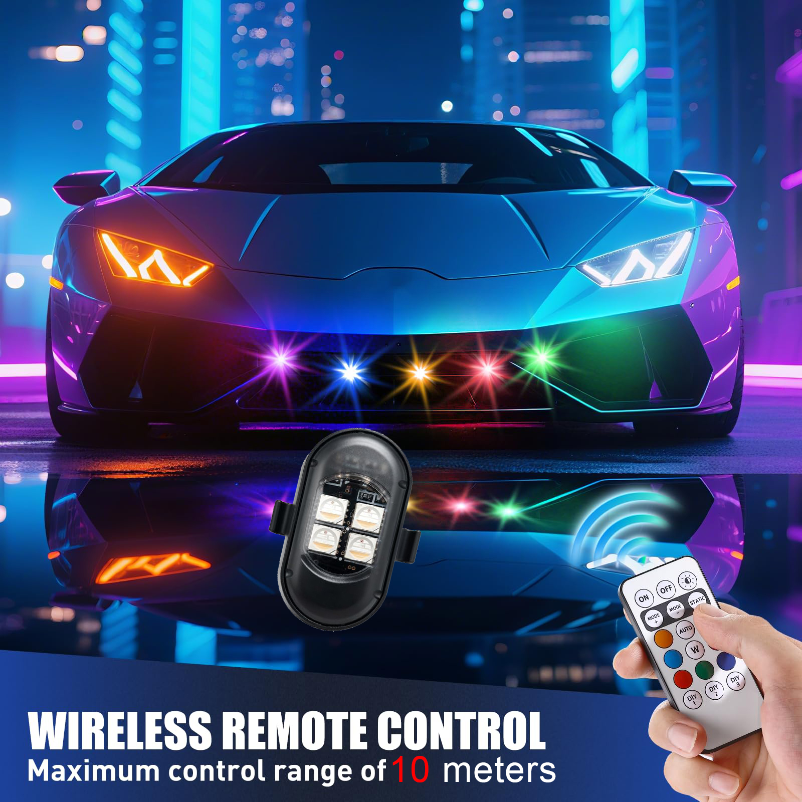 Upgraded 4LEDs Wireless LED St - Drone Beacon Light recensie en prijs