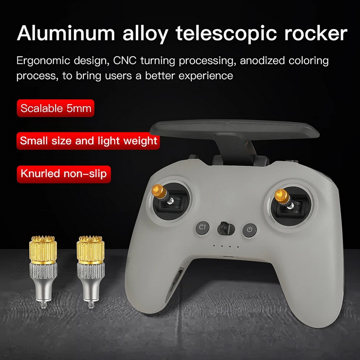 2PCS FPV Remote Controller Rad - Drone Control Stick recensie en prijs