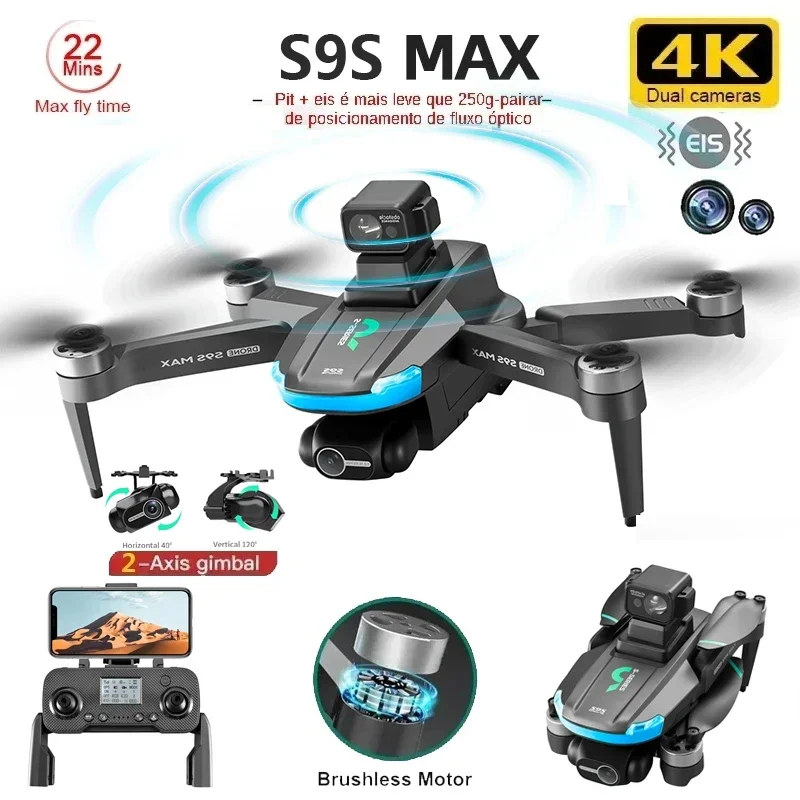 NEW S9S MAX MINI Drone 4K 2-Ax - Drone Controller Screen recensie en prijs