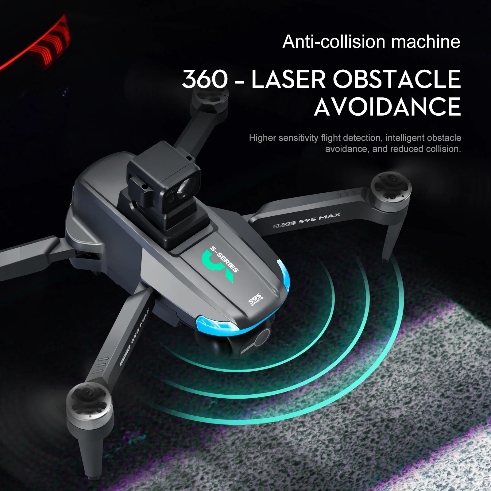 NEW S9S MAX MINI Drone 4K 2-Ax - Drone Controller Screen recensie en prijs