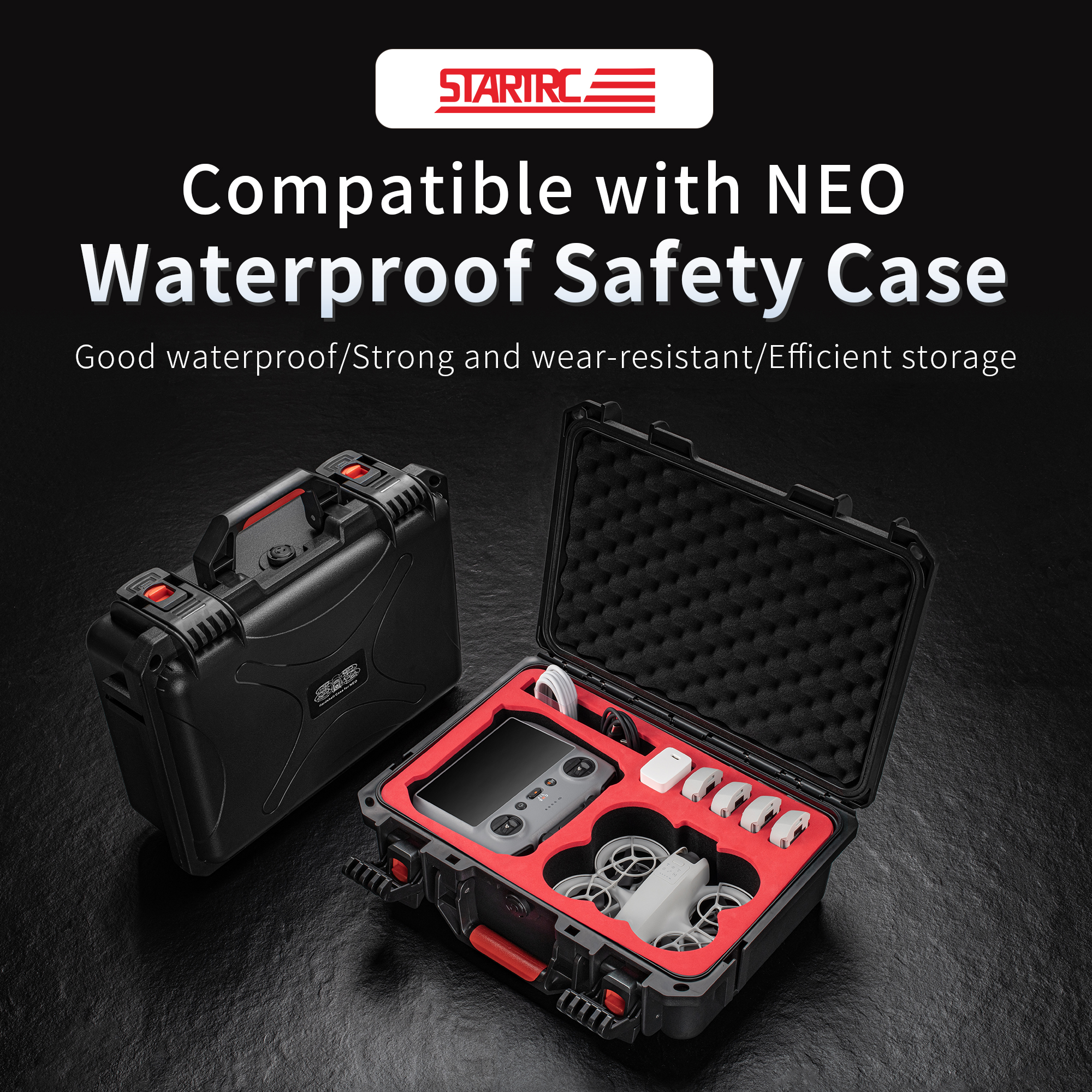 Portable Hard Waterproof Case  - Drone Charging Hub recensie en prijs