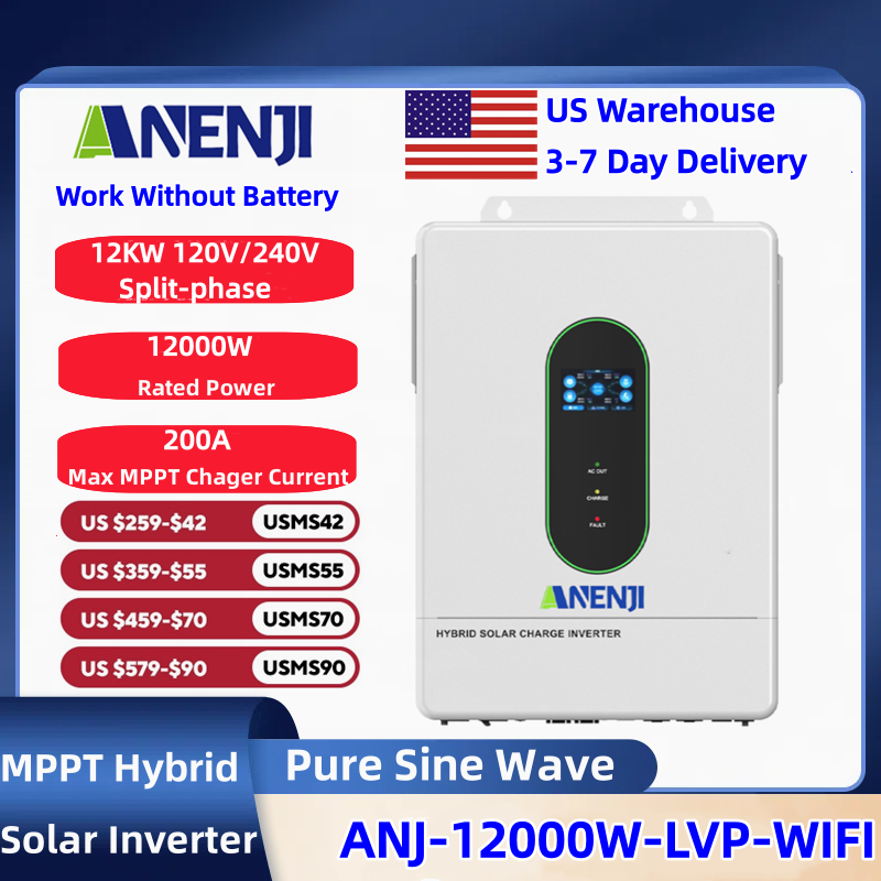 ANENJI 120V/240V 12KW Split-ph - Drone Solar Charger recensie en prijs