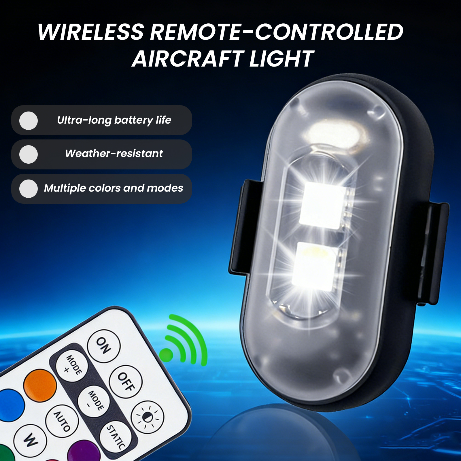2/4/6PCS Wireless LED Strobe L - Drone Beacon Light recensie en prijs