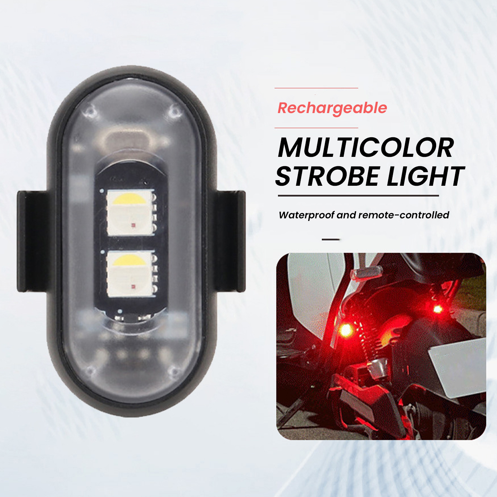 2/4/6PCS Wireless LED Strobe L - Drone Beacon Light recensie en prijs