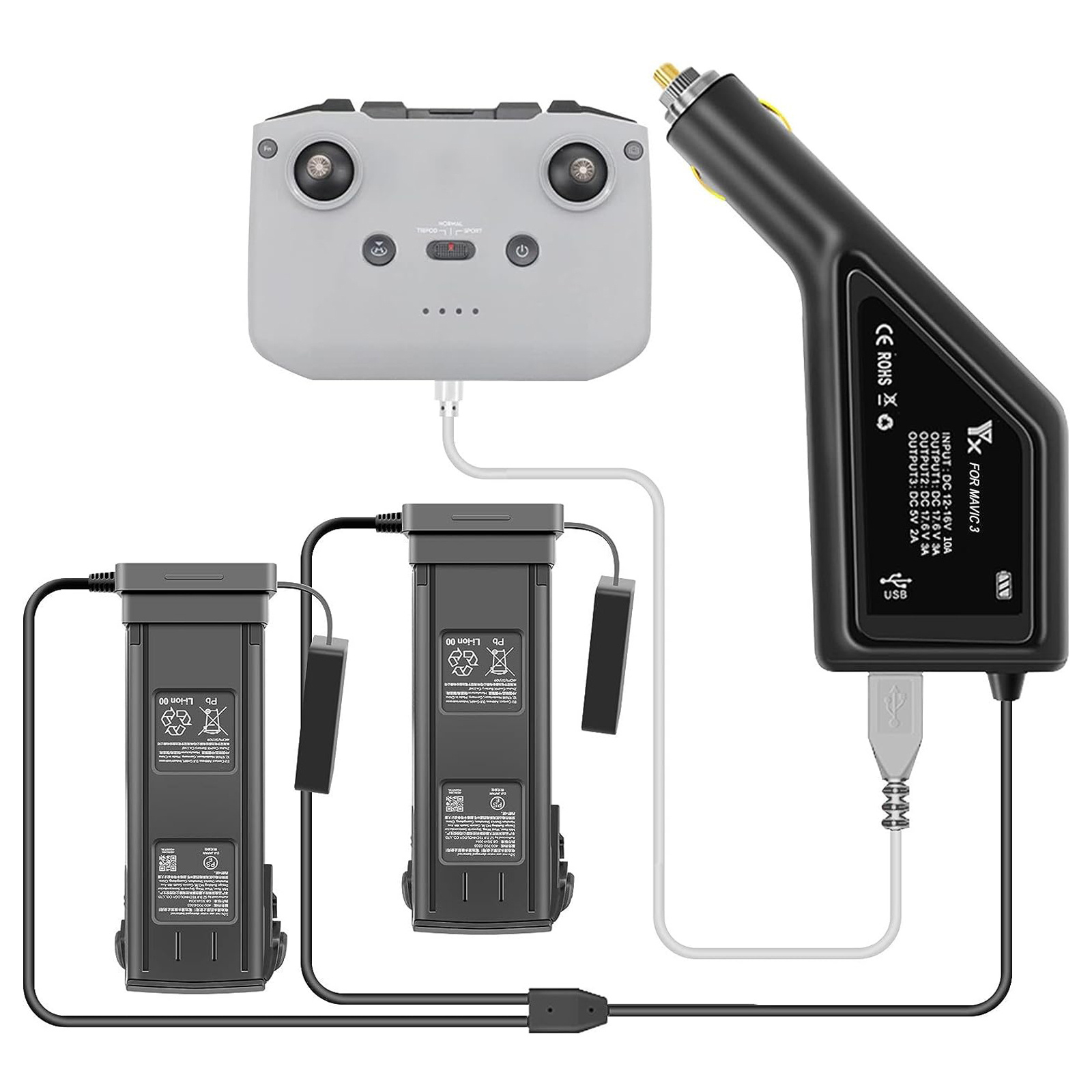 For DJI Mavic 3 Intelligent Ba - Drone Charging Hub recensie en prijs