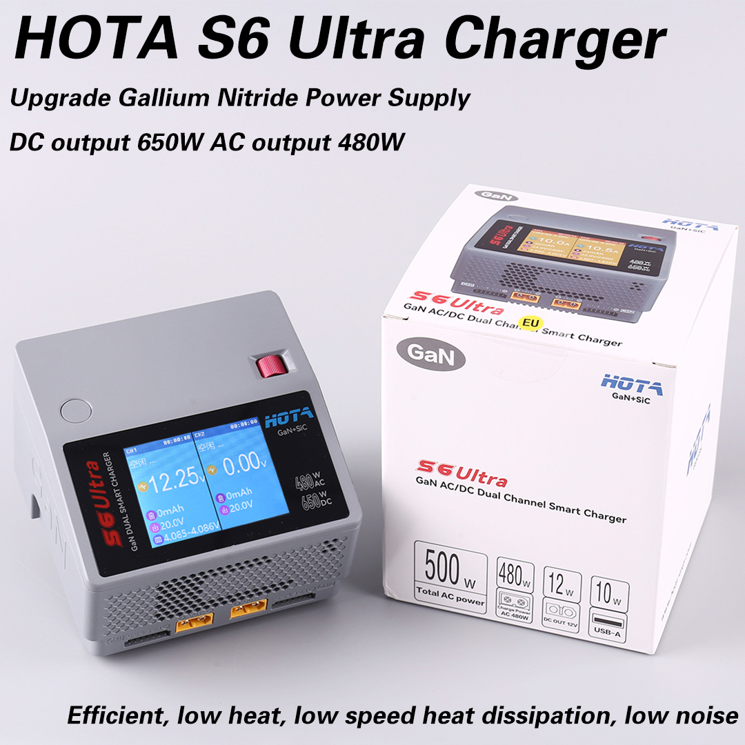 HOTA S6 Ultra Gallium Nitride  - Drone Battery Charger recensie en prijs