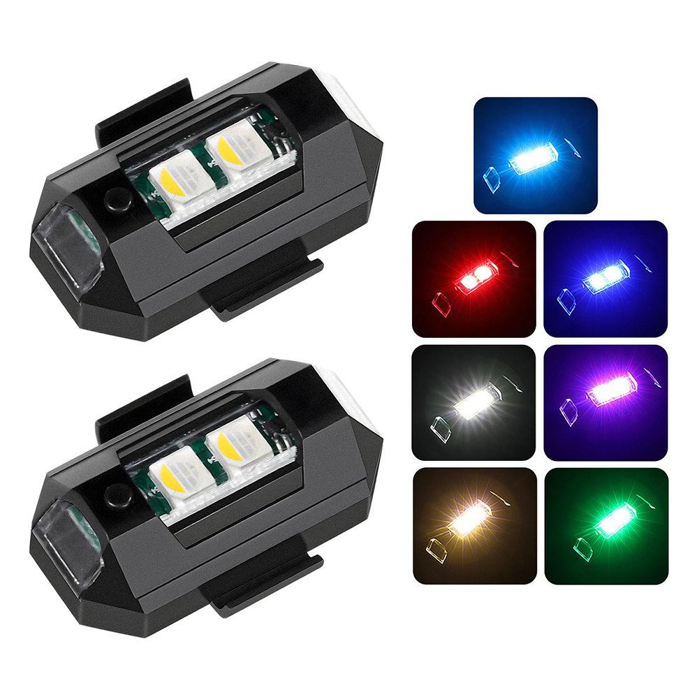 2PCS Mini LED Strobe Lights De - Drone Beacon Light recensie en prijs