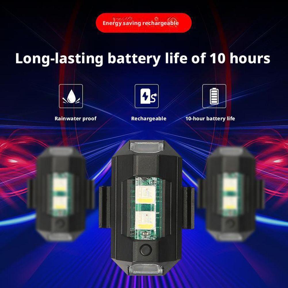 2PCS Mini LED Strobe Lights De - Drone Beacon Light recensie en prijs
