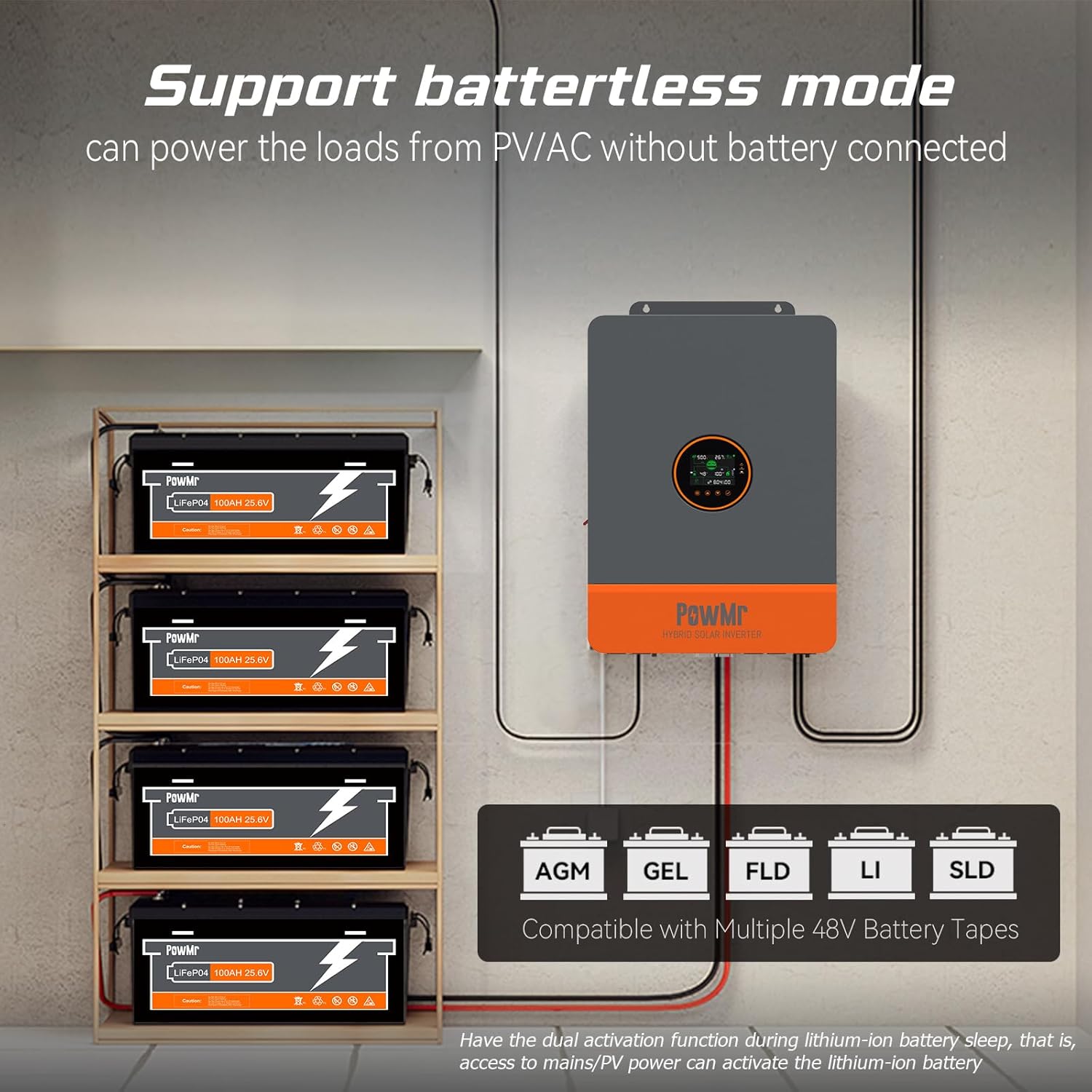 PowMr 12KW 10KW Split Phase In - Drone Solar Charger recensie en prijs