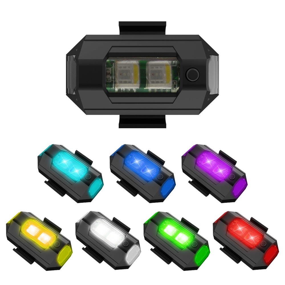 1PC 7 Color Mini USB Charging  - Drone Beacon Light recensie en prijs