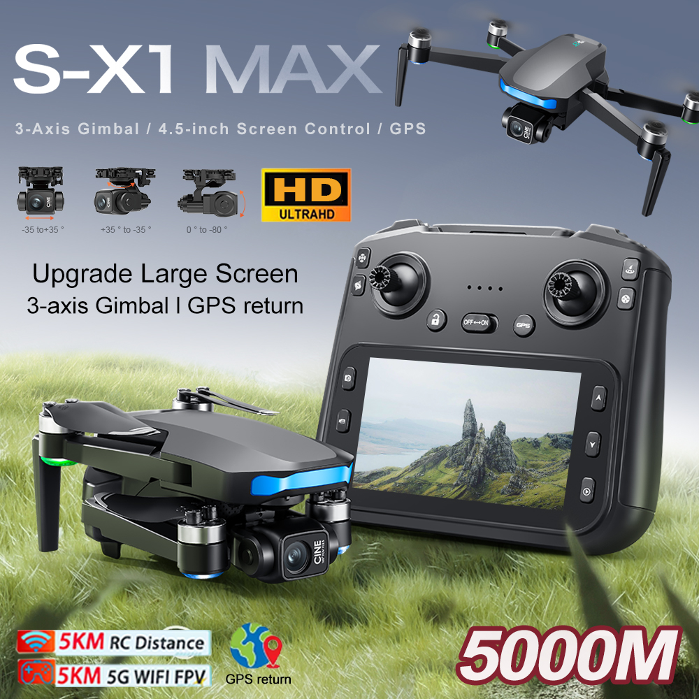 New S-X1 MAX Drone GPS 8K Prof - Drone Power Bank recensie en prijs